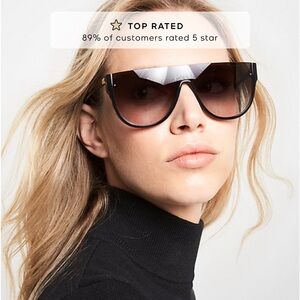Michael Kors Black Oversized Sunglasses